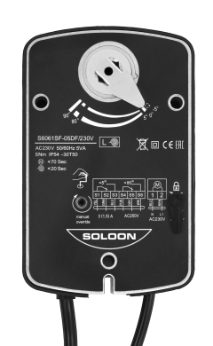 S6061SF-05NM D/A Serise 05NM ON/OFF and Modulating Fire and Smoke Damper Actuator